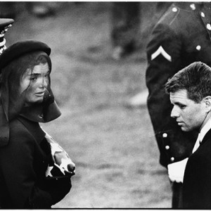 Jacqueline Kennedy at Arlington Cemetery in Washington on November 25, 1963, at the funeral of John F. Kennedy. Elliott Erwitt image.